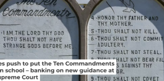 Louisiana, Arkansas and Texas have all passed laws – now on hold – to mandate the biblical laws’ display in classrooms. mtcurado/iStock via Getty Images Plus